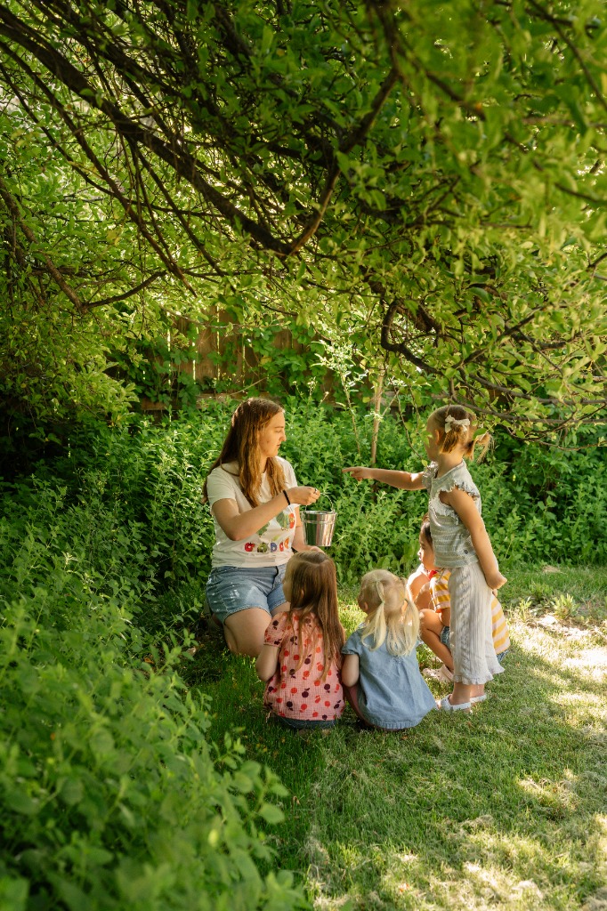 Children playing outside
